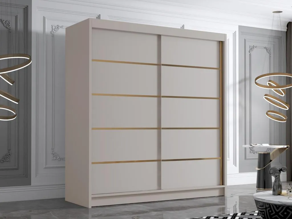 Armario Decocasaes 193 Cachemira 215x180x58cm Puertas de armario - Correderas xsdg68105