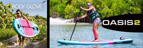 Oasis 2 Inflatable Paddle Board Package Oasis Banner