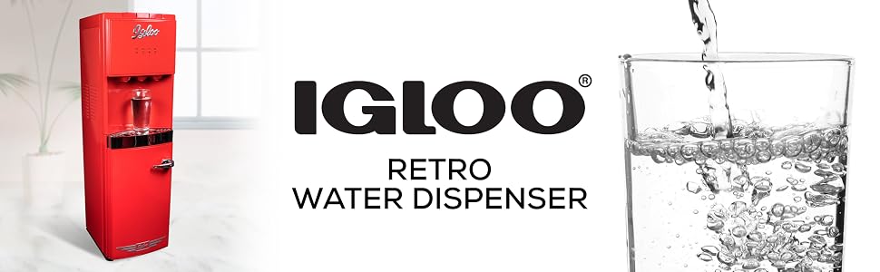 Igloo retro water dispenser
