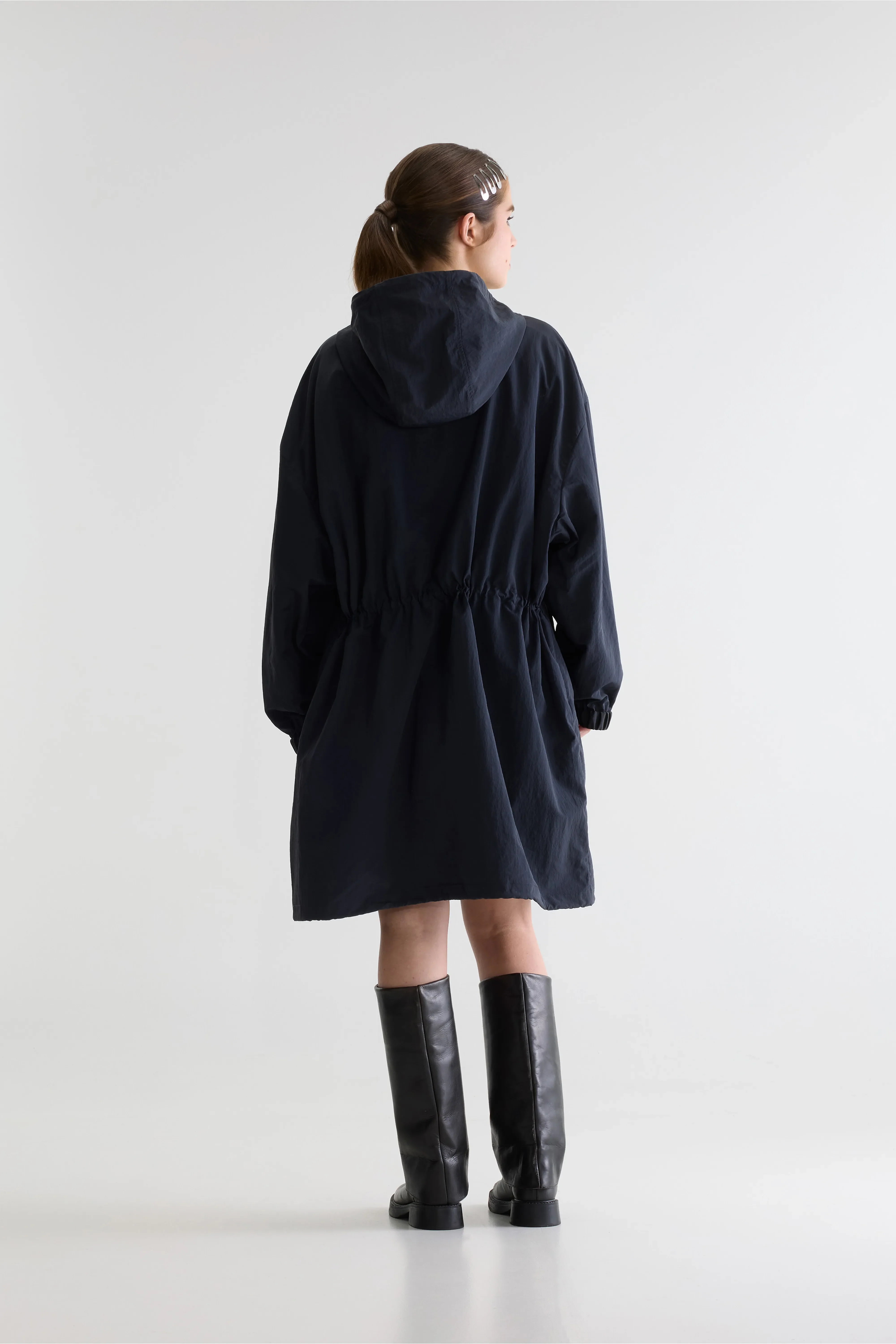 Bellerose Henny hooded coat (261 / W / NAVY)