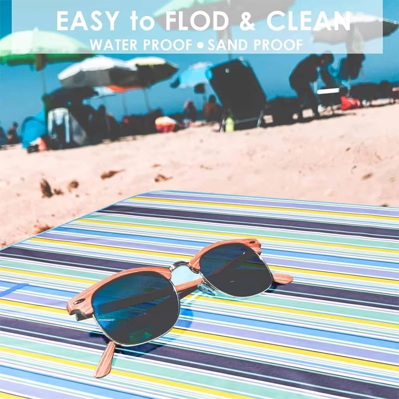 Outdoor Picnic Beach Blanket Picnic Mat Waterproof Sand Proof Folding Beach Mat