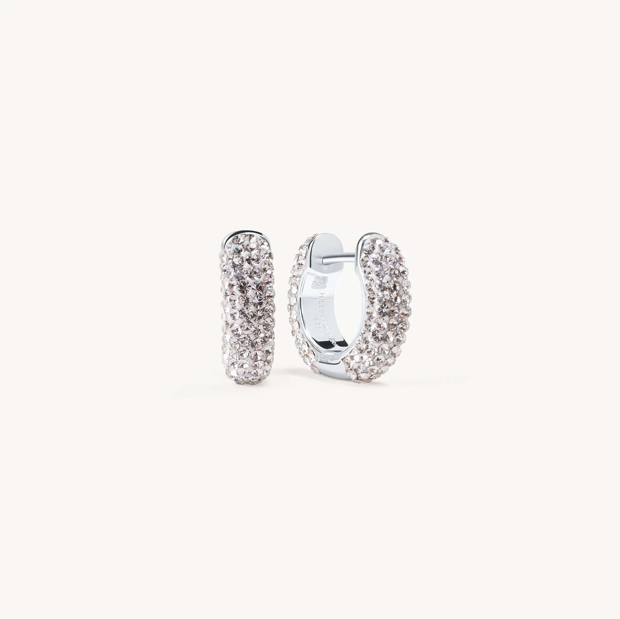 Small Sparkle Hoop Earrings