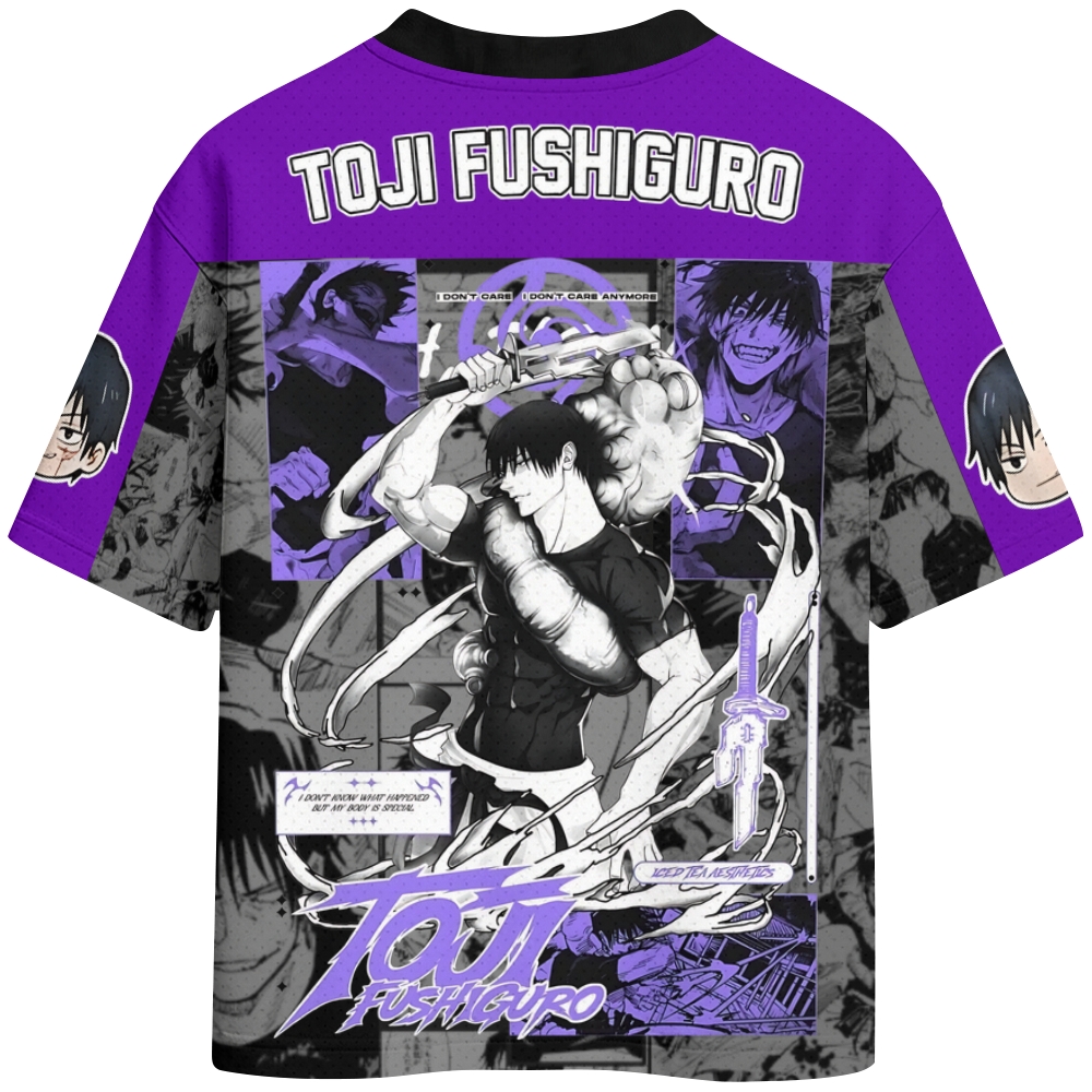 Jujutsu Kaisen Crew Neck Football Jersey