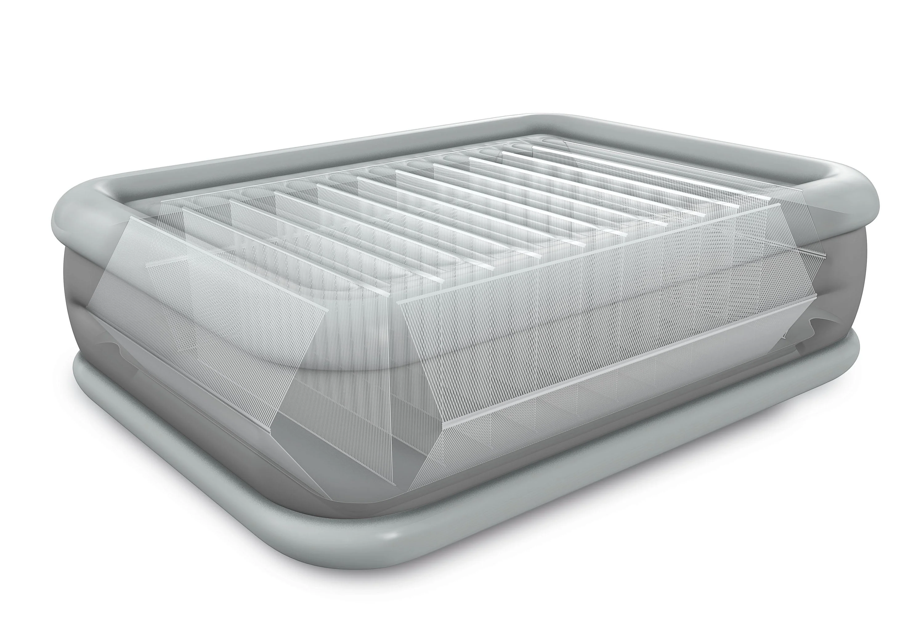 Intex 24" Dream Lux Pillow Top Dura-Beam Airbed Mattress with Internal Pump - Queen - Image 4