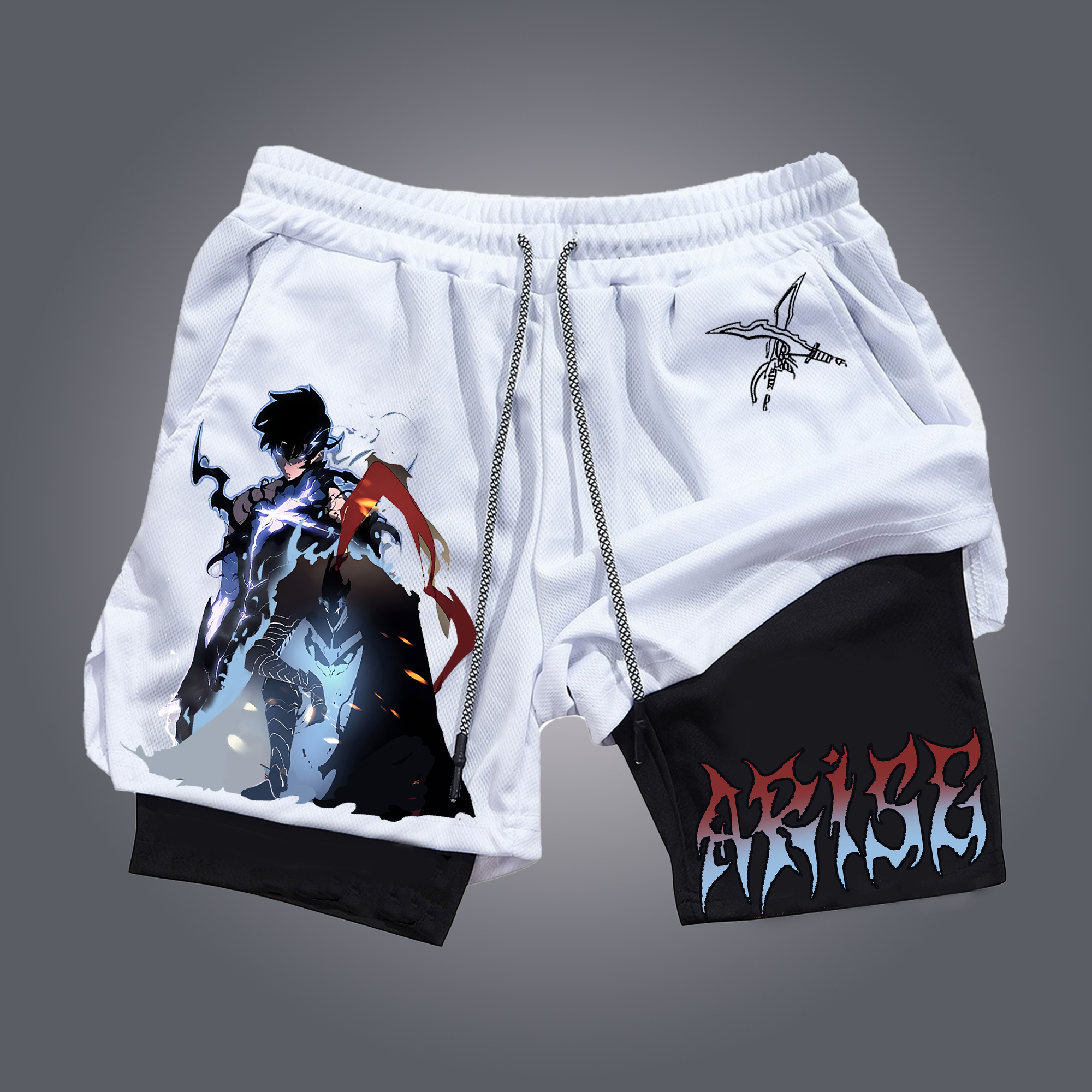 Unisex  “Comicssoul” Casual Anime Streetwear Shorts