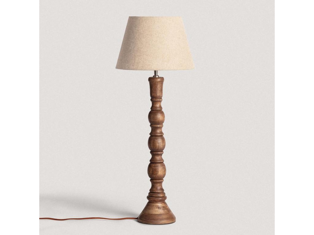 Lámpara de Mesa Madera Anand hogardiseno Marrón claro