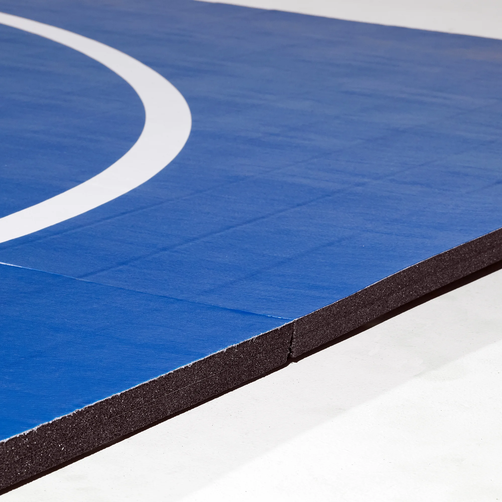 Dollamur 10'x10' Wrestling Mat, Black, Gymnastics, with Circles - Image 7