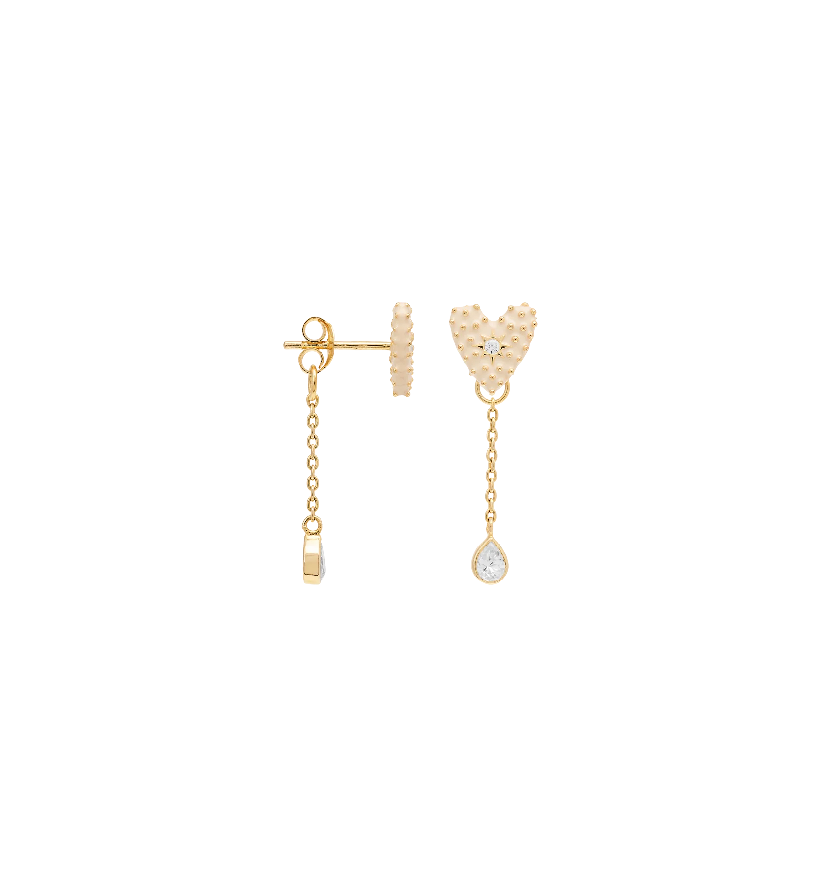 Single Dolce Chain Stud