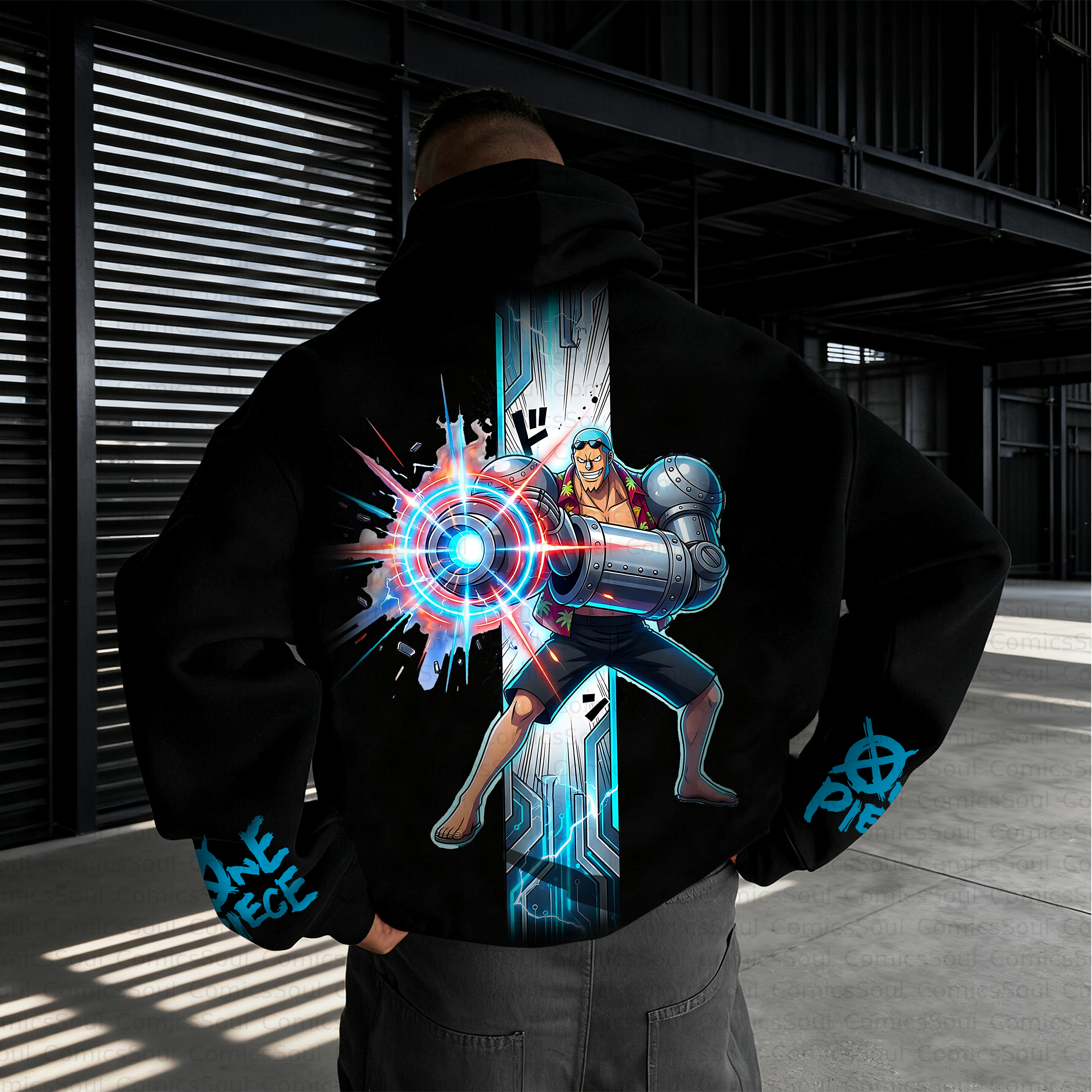 Unisex Anime Inspired Vintage Plush Hoodie