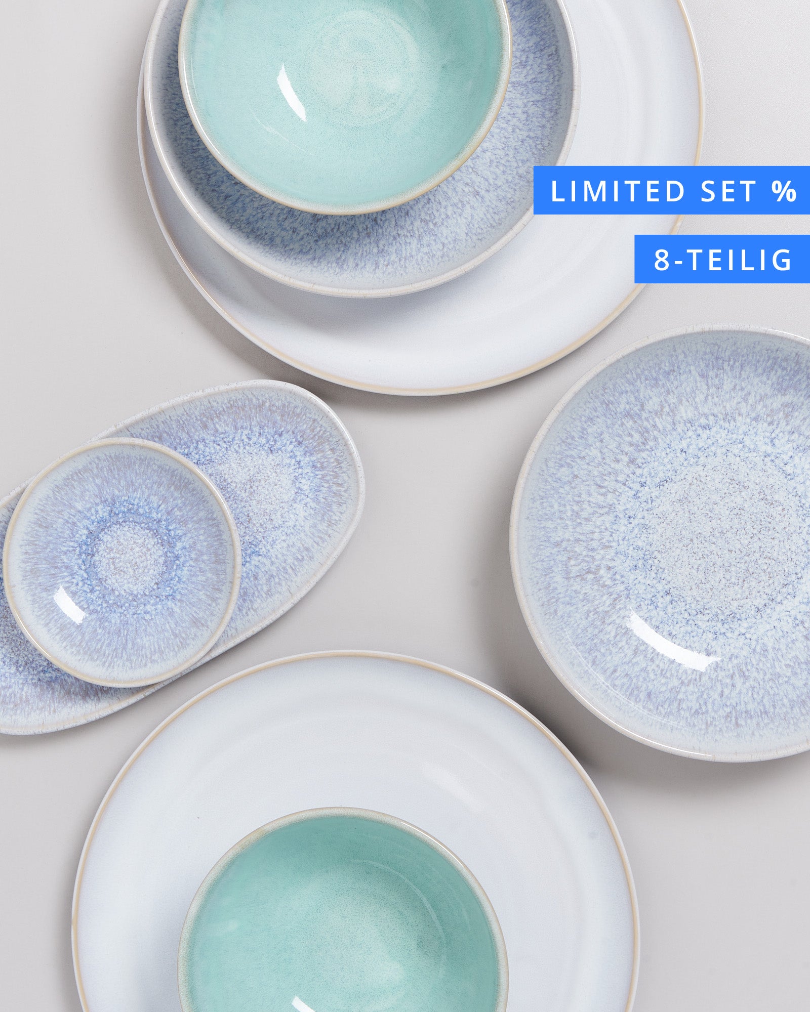 Geschirr-Set classic Sea Side mix 8-teilig