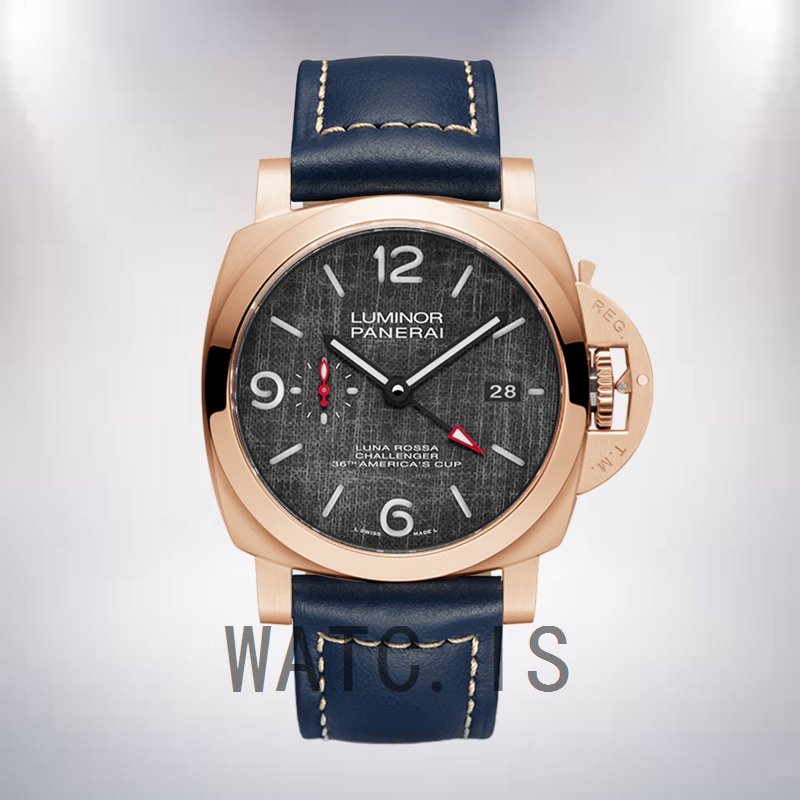 Panerai Luminor Men's PAM01036-001 44mm Leather Strap Automatic