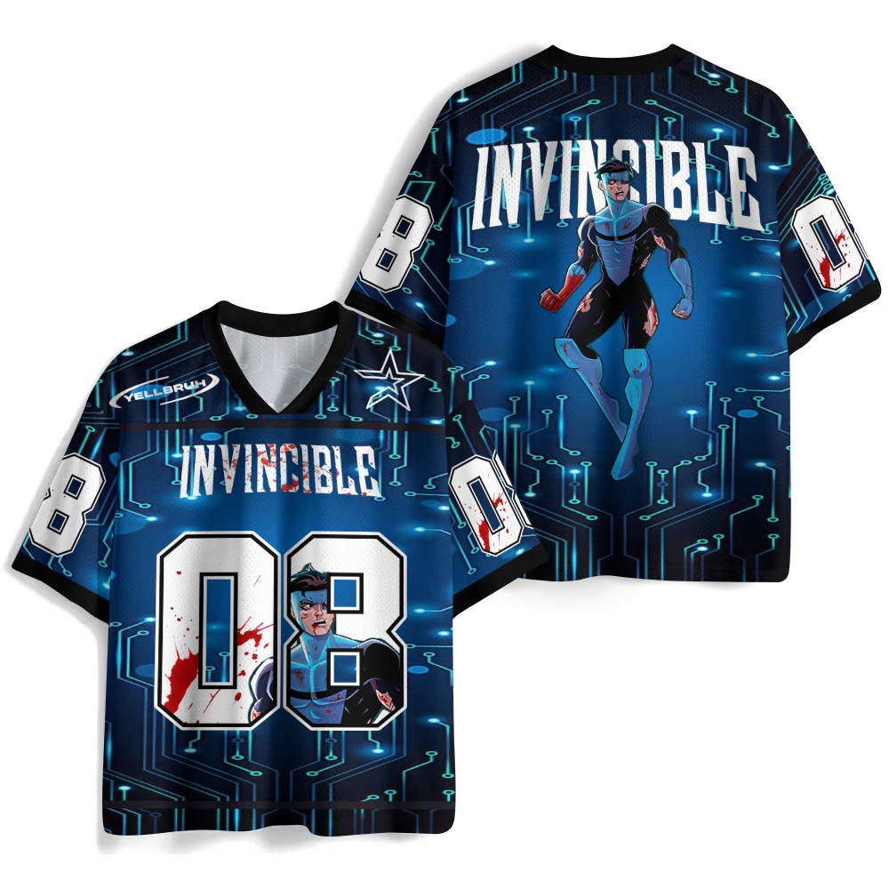 Invincible Anime Football Jersey