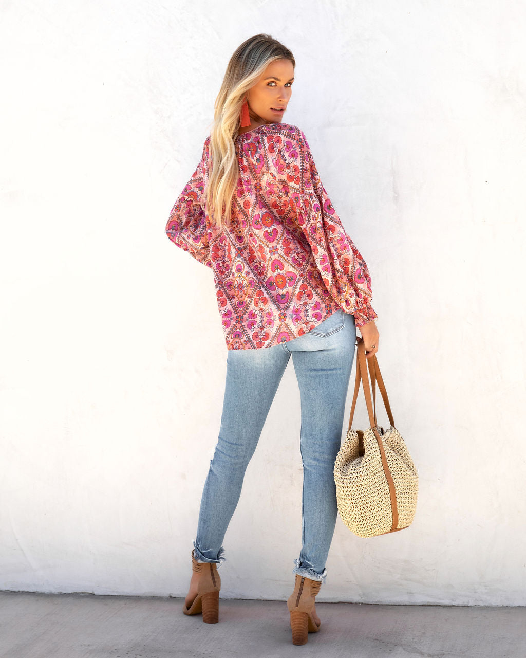 Magnolia Haven Cotton Tassel Tie Top - FINAL SALE - Se7enfashion