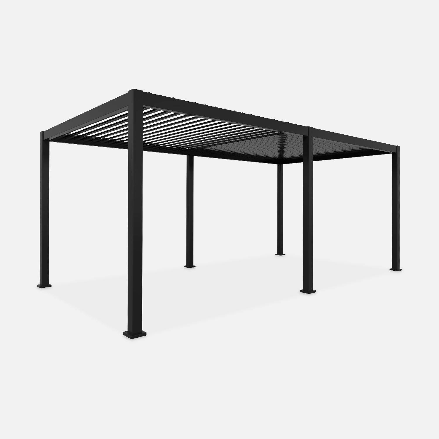 Triomphe 3x6m - Pérgola bioclimática 3x6m de aluminio con lamas orientables