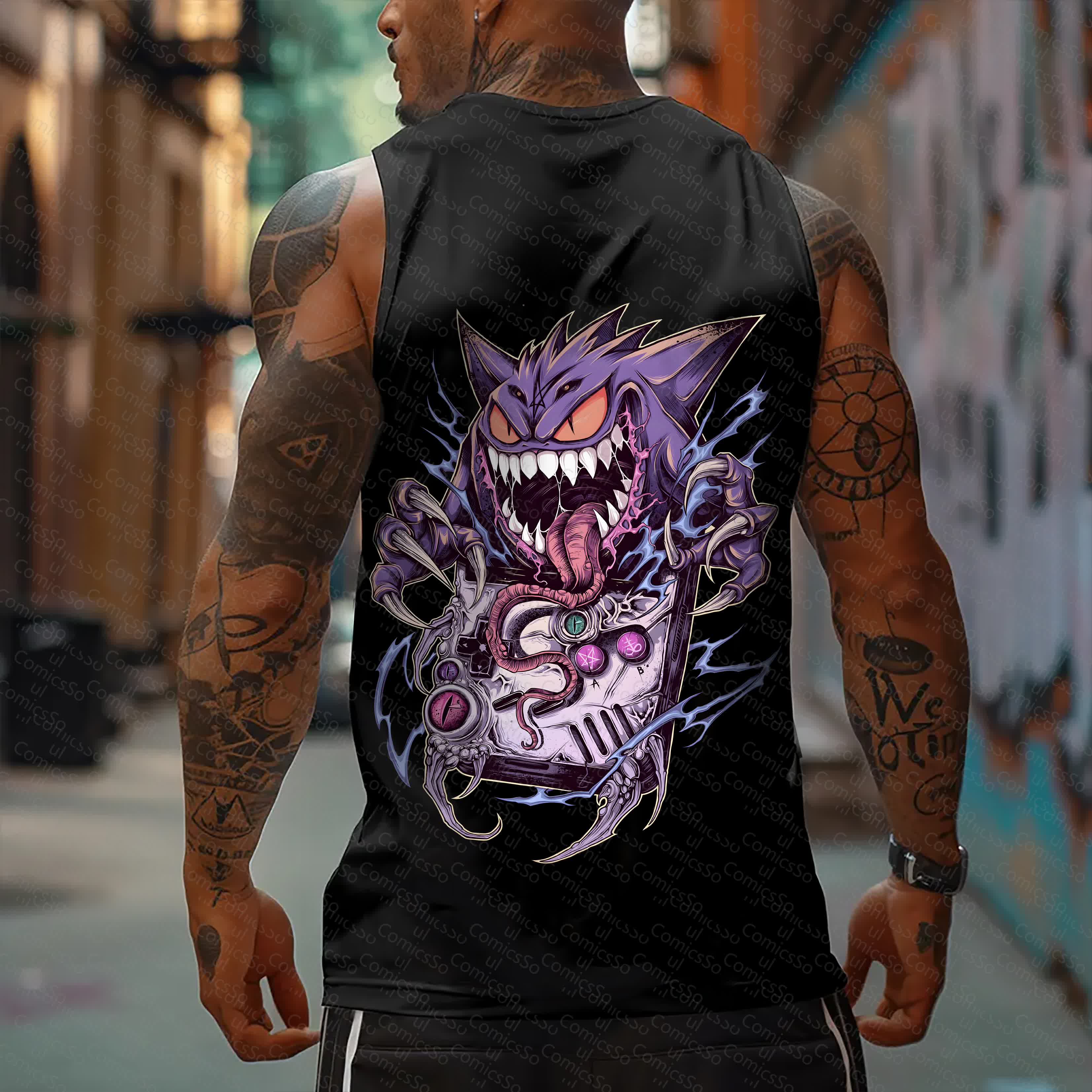 Unisex  “Comicssoul” Casual Anime  Tank Top