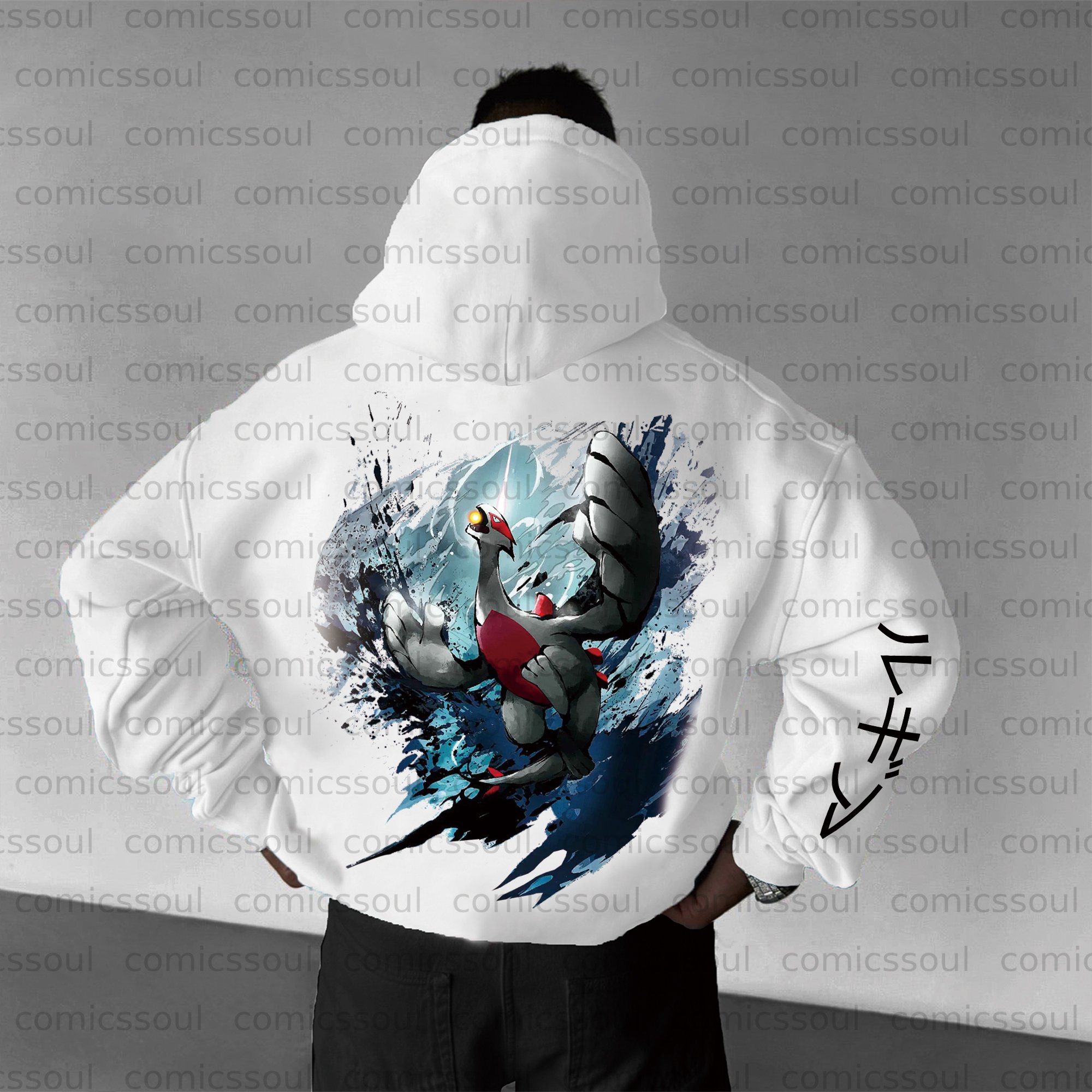 Unisex Anime Graphic Streetwear Vintage Plush Hoodie