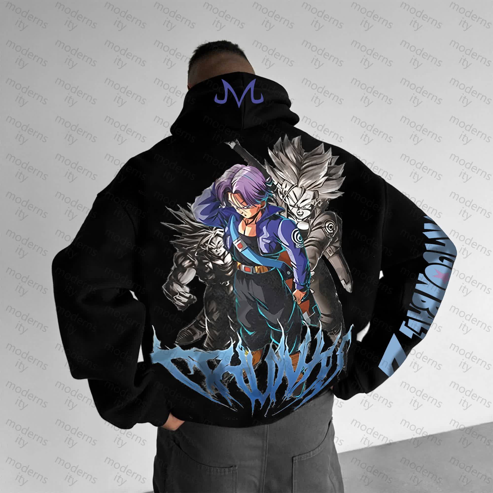 Unisex Anime“Comicssoul” Graphic Streetwear Vintage Hoodie