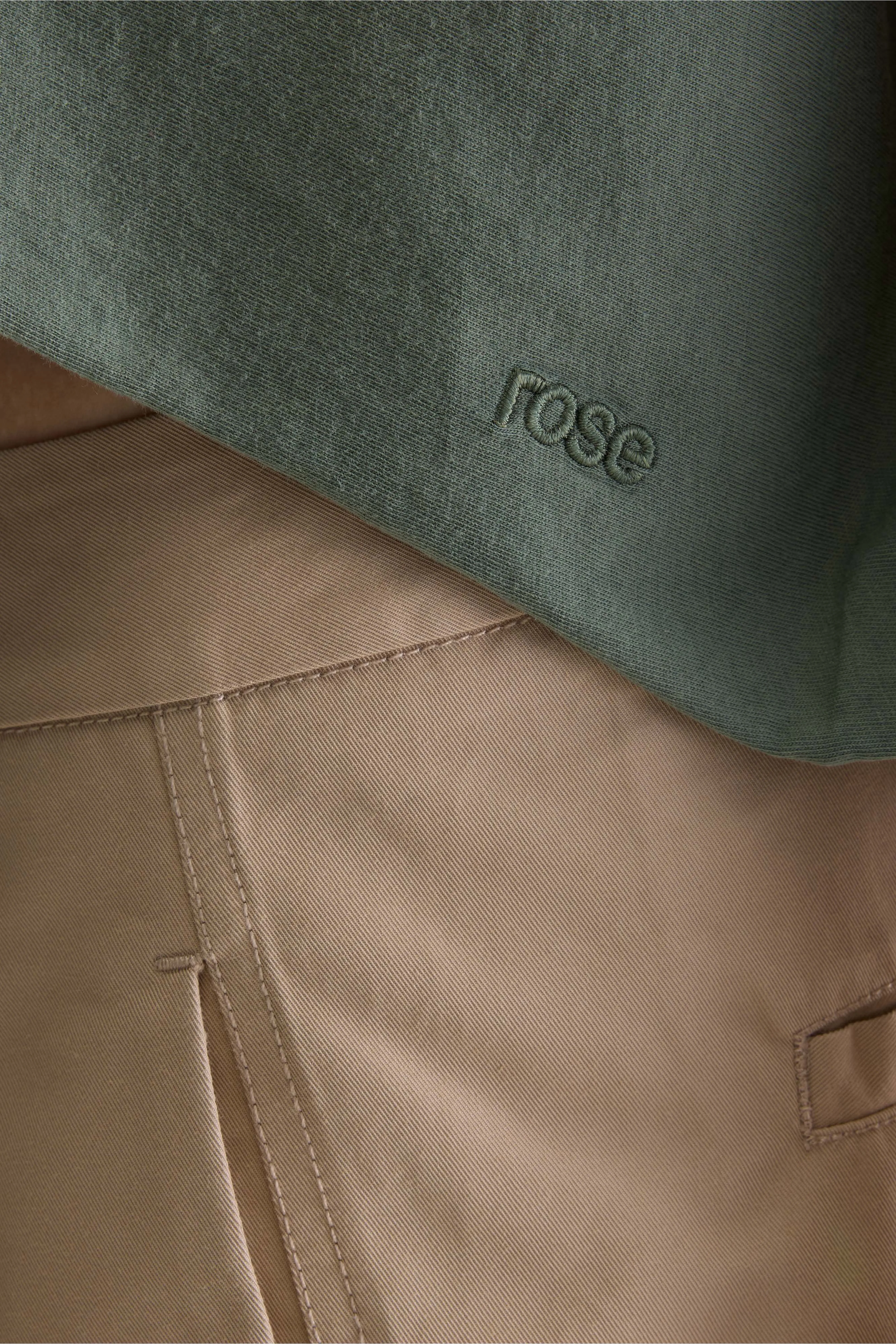 Bellerose Farpy cropped t-shirt (261 / W / THYME)