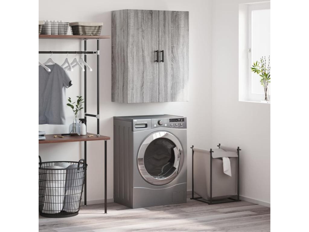 Armario de pared gris Cozetiq 69 - 5x34x90 cm