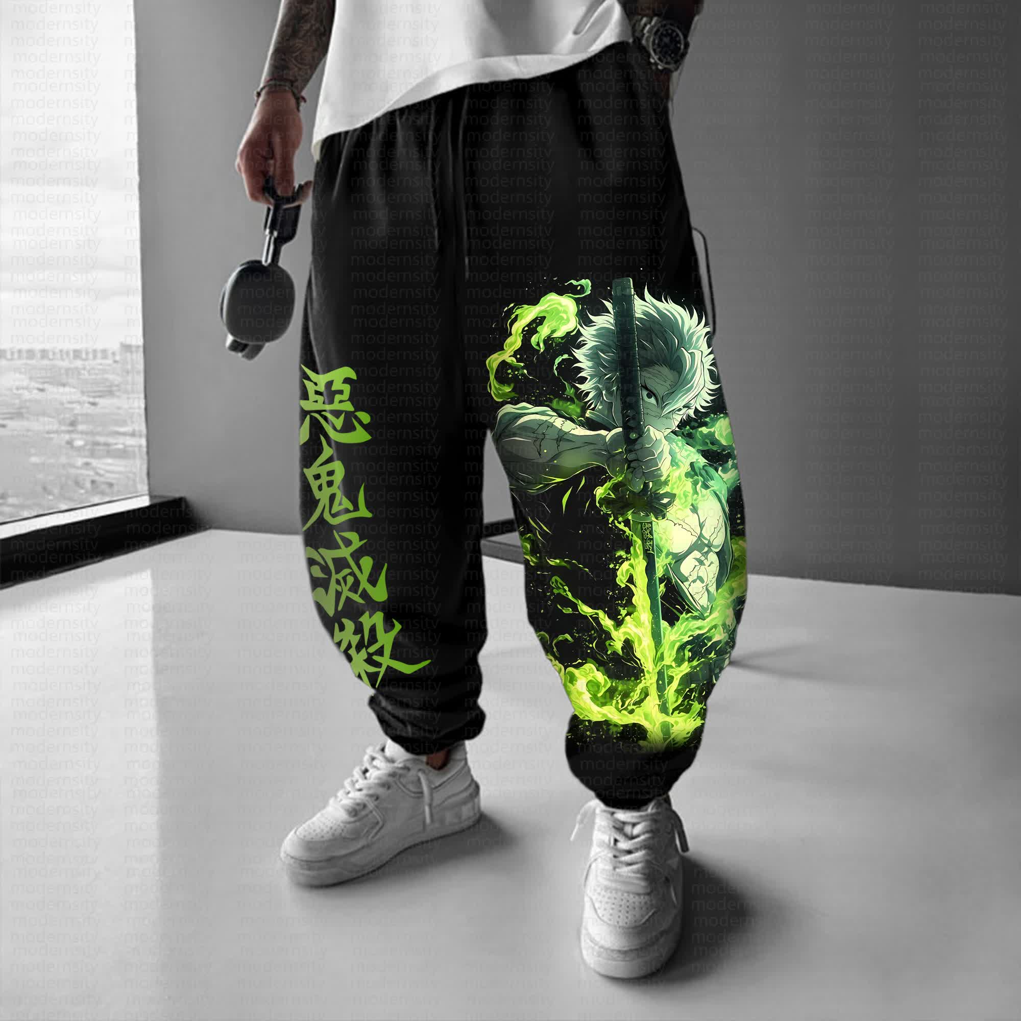 Unisex Anime Inspired Vintage Pants丨Comicssoul