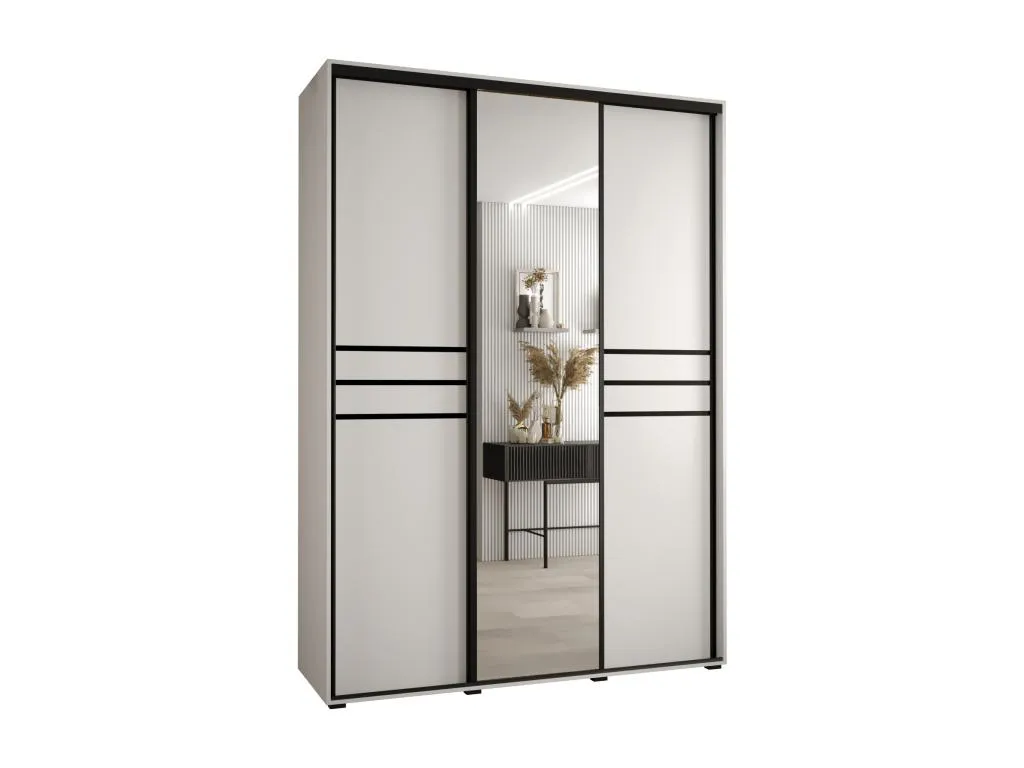 Armario de 3 puertas batientes 235.2x170x45 cm diseño moderno HZ3176837