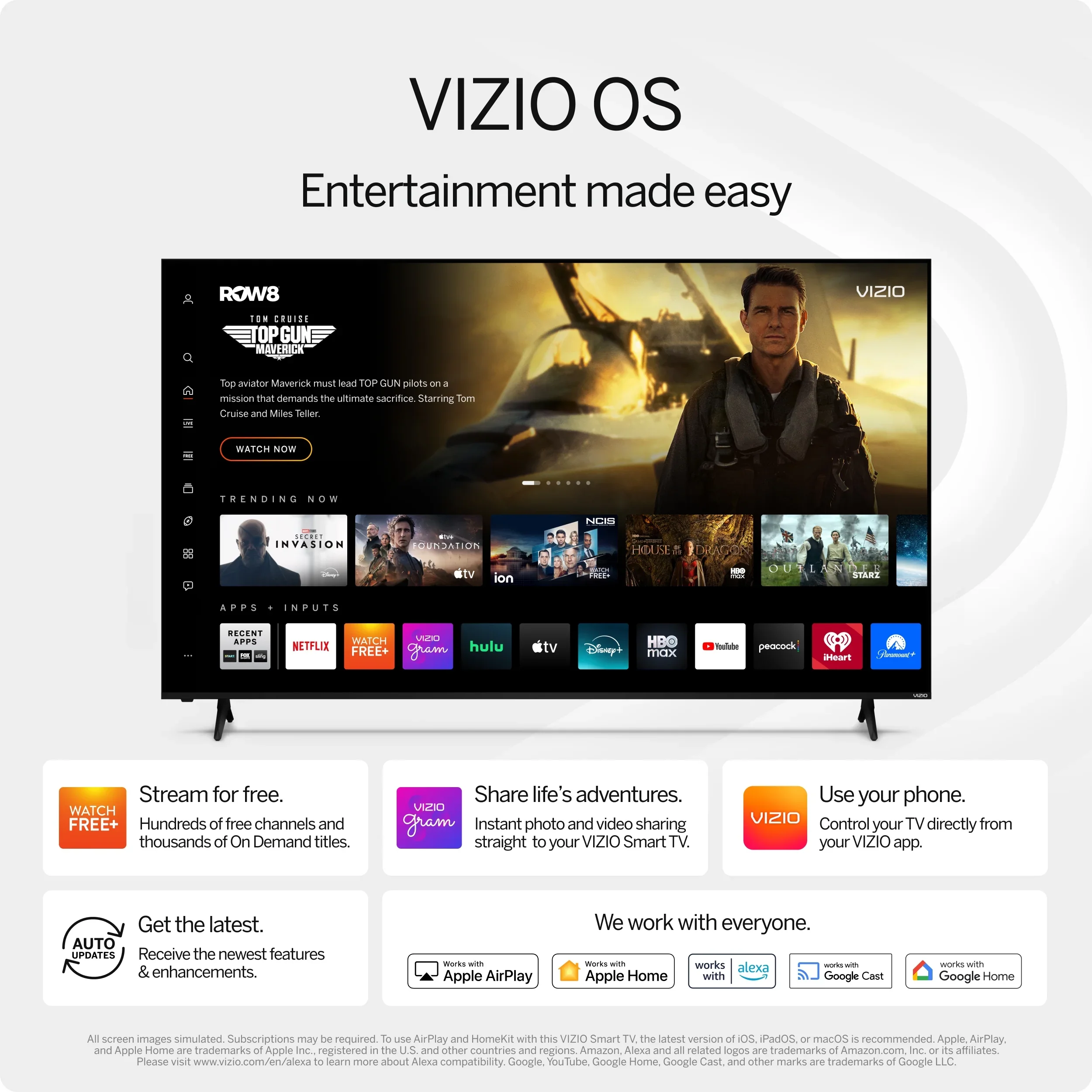 VIZIO 50 inch Class 4K UHD LED HDR Smart TV - V4K50M-08 - Image 5 VIZIO 50 inch Class 4K UHD LED HDR Smart TV - V4K50M-08 - Image 5