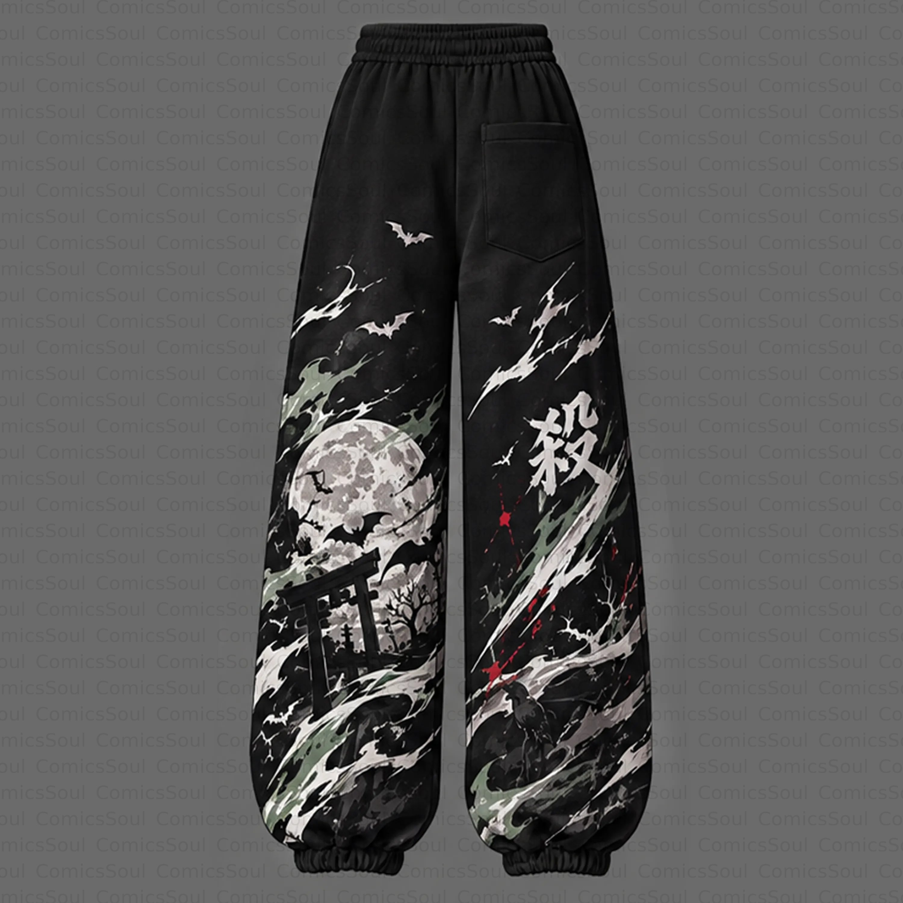 Demon Slayer Cropped Long Sleeve Hoodie & High Waist Jogger Pants Two Piece TeeThreads Sustain the Scene with Custom Apparel