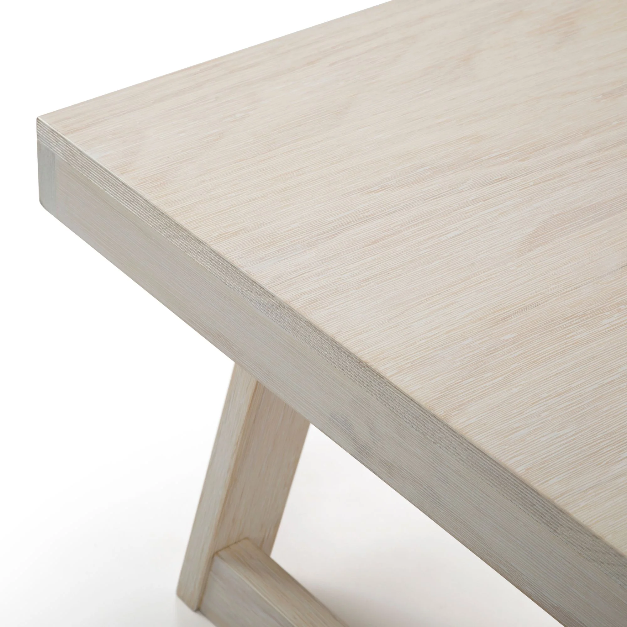 Plank+Beam Farmhouse Coffee Table, 48" Solid Wood Tables for Living Room, Rectangular Center Table - Image 9