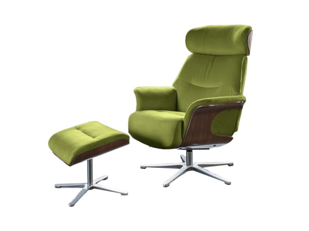 Sillón - Verde terciopelo - Luzssnh