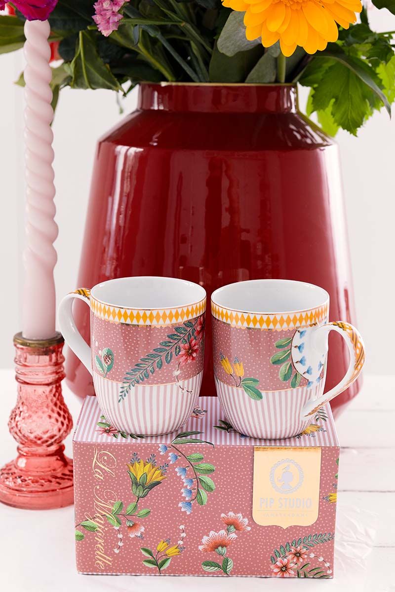 Set/2 Mug Small La Majorelle Pink