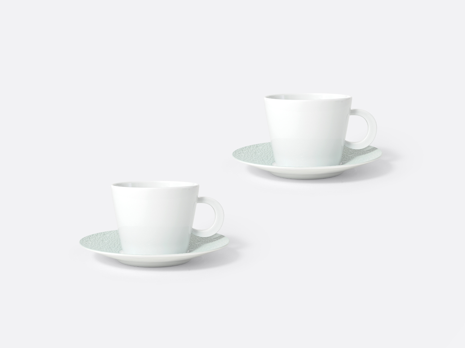 Coffret de Tasse et soucoupe thé Ecume Vert 13 cl