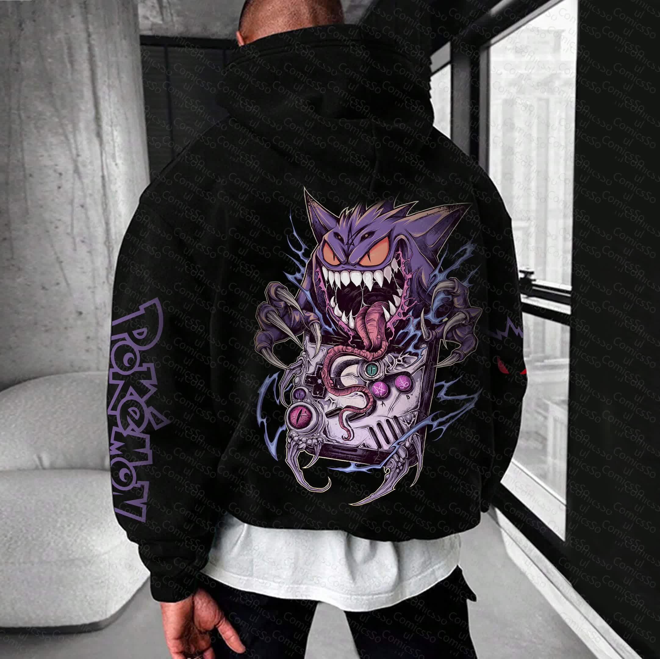 Unisex “Comicssoul” Anime Graphic Streetwear Vintage Hoodie