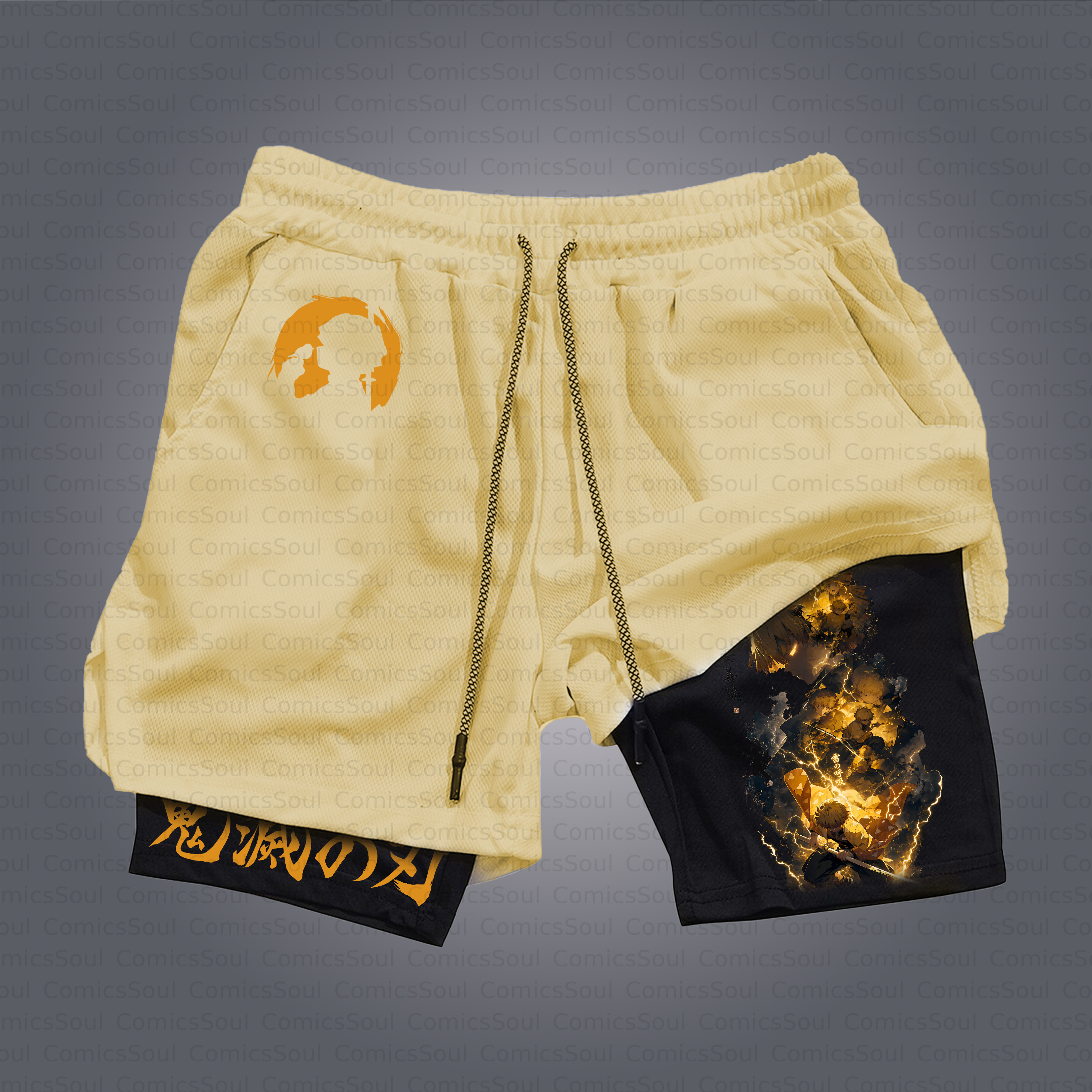 Unisex Casual Anime Style Shorts