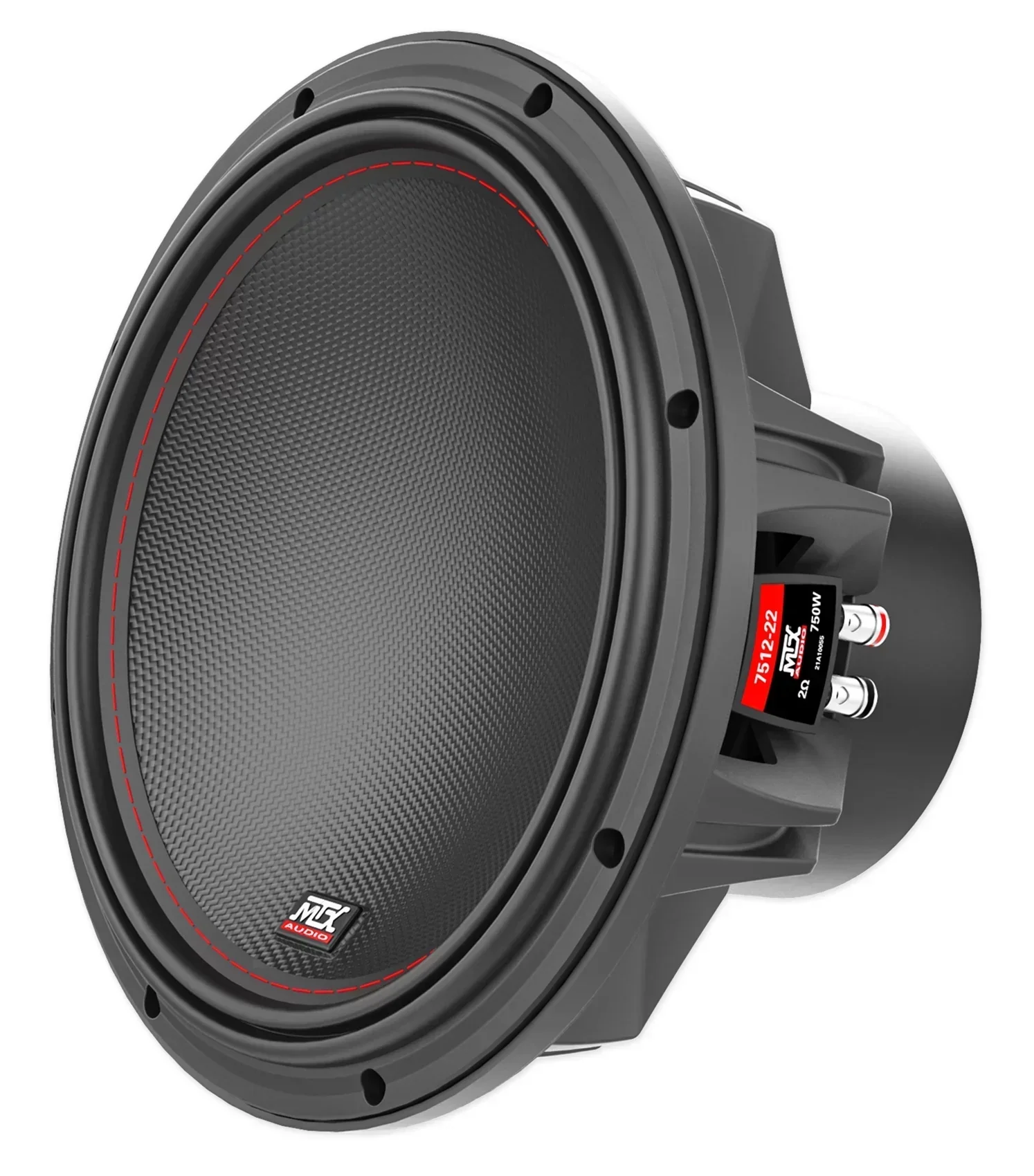 MTX 12 Inch 1500W Peak/750W RMS DVC 2 Ohm Car Subwoofer - 7512-22 - Image 2 MTX 12 Inch 1500W Peak/750W RMS DVC 2 Ohm Car Subwoofer - 7512-22 - Image 2