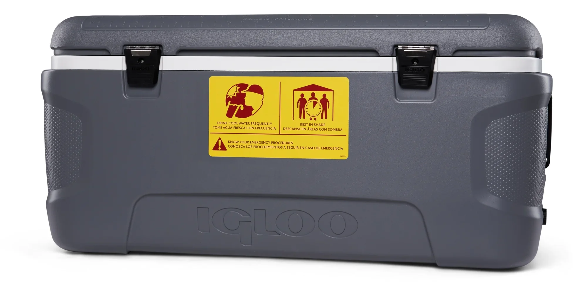 Igloo Workman Series Chest Cooler, 120 qt, Gray - Image 6 Igloo Workman Series Chest Cooler, 120 qt, Gray - Image 6
