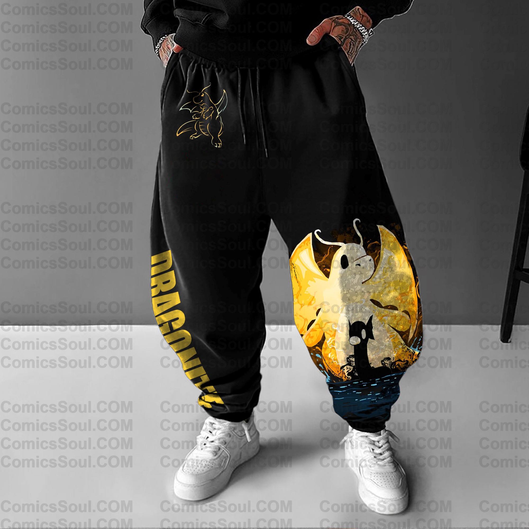 Unisex Anime Inspired Vintage Pants