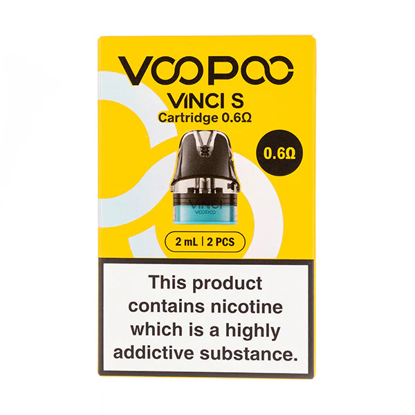 vinci replacement pods by voopoo 2ml VOOPOO VINCI POD Replacement Pods main image 1