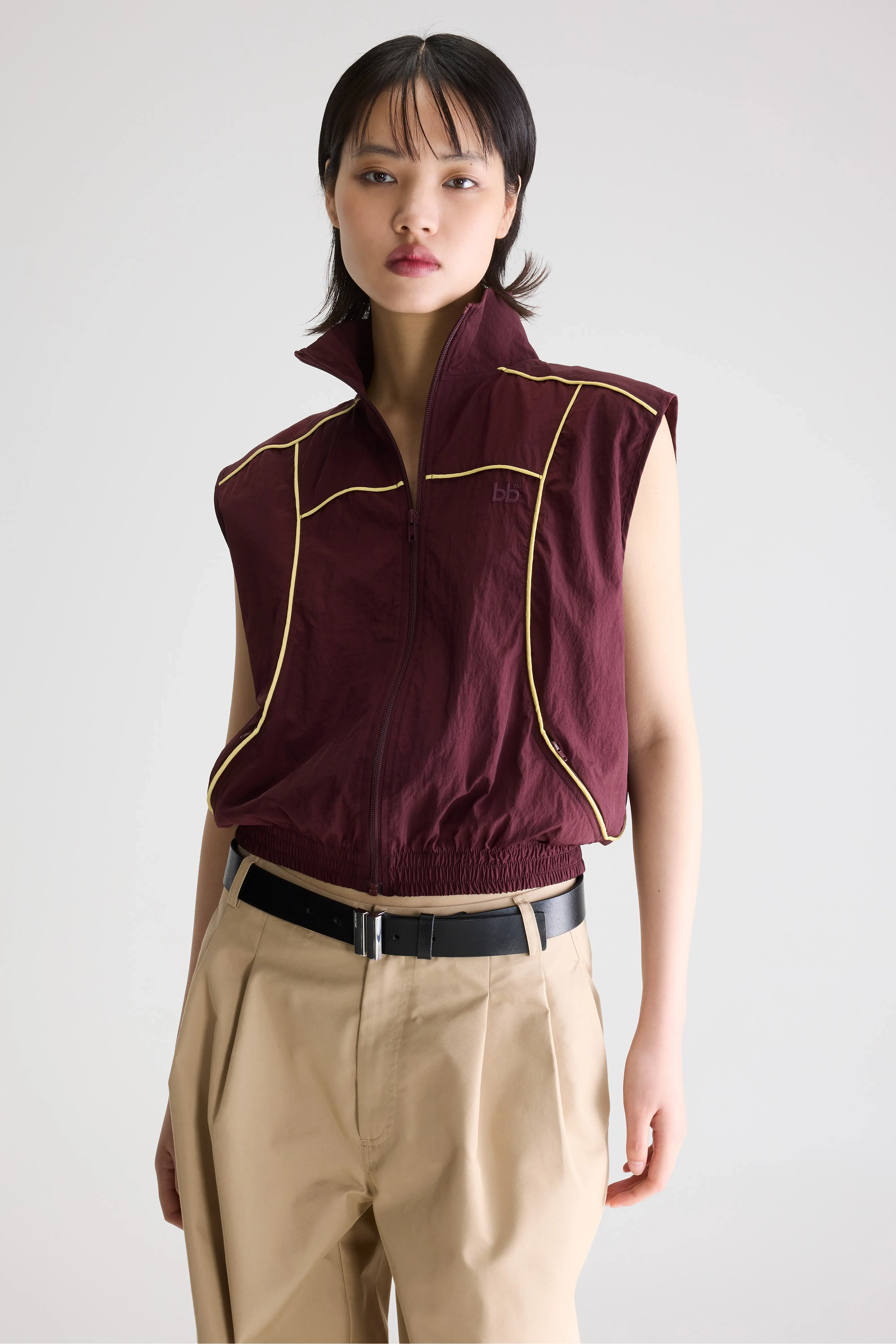 Bellerose Tinta sleeveless sports veste (261 / W / WINE)