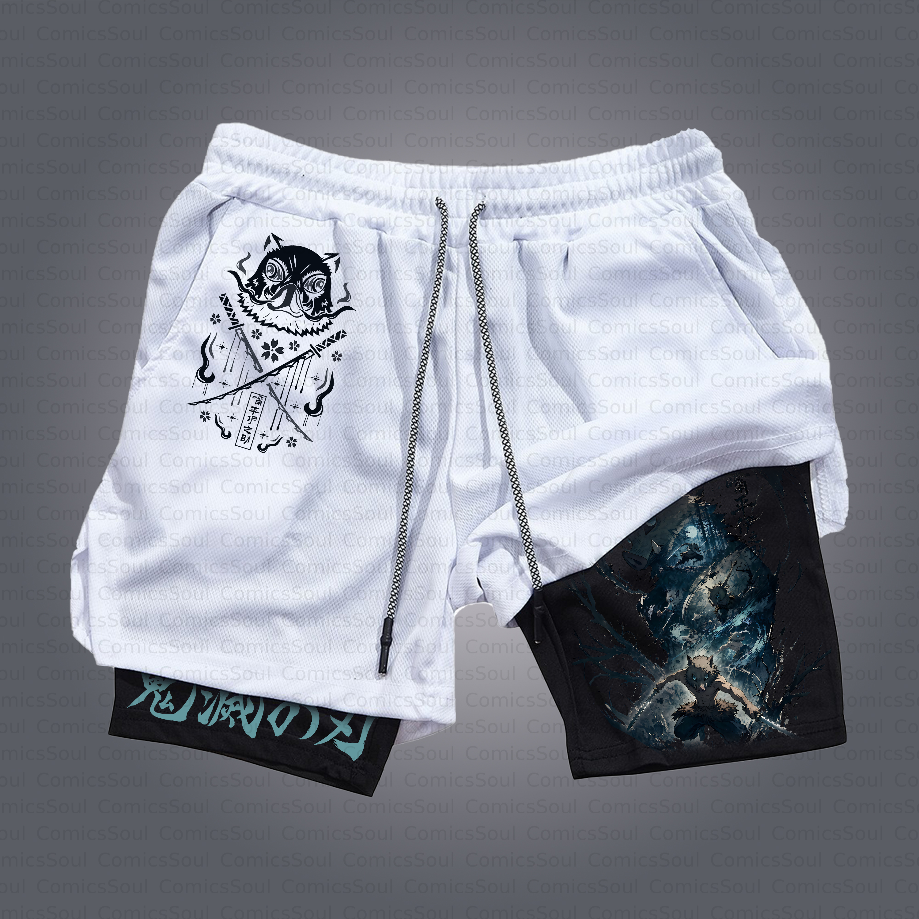 Unisex Casual Anime Style Shorts