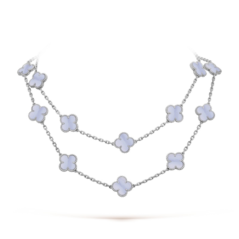 Replicate Vintage Alhambra long necklace, 20 motifs(1:1 replica) - Original Replica Club