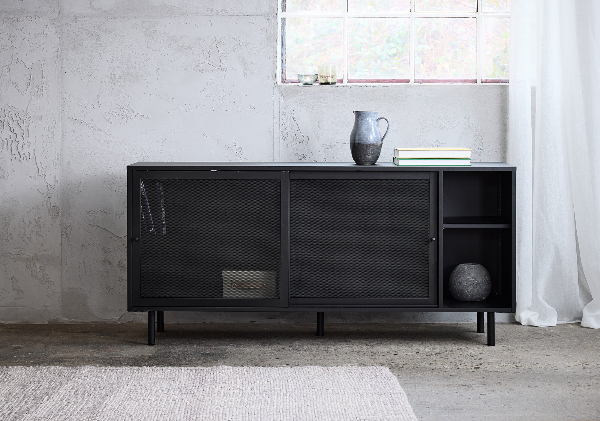 Rebellenclub Virke Dressoir - Zwart