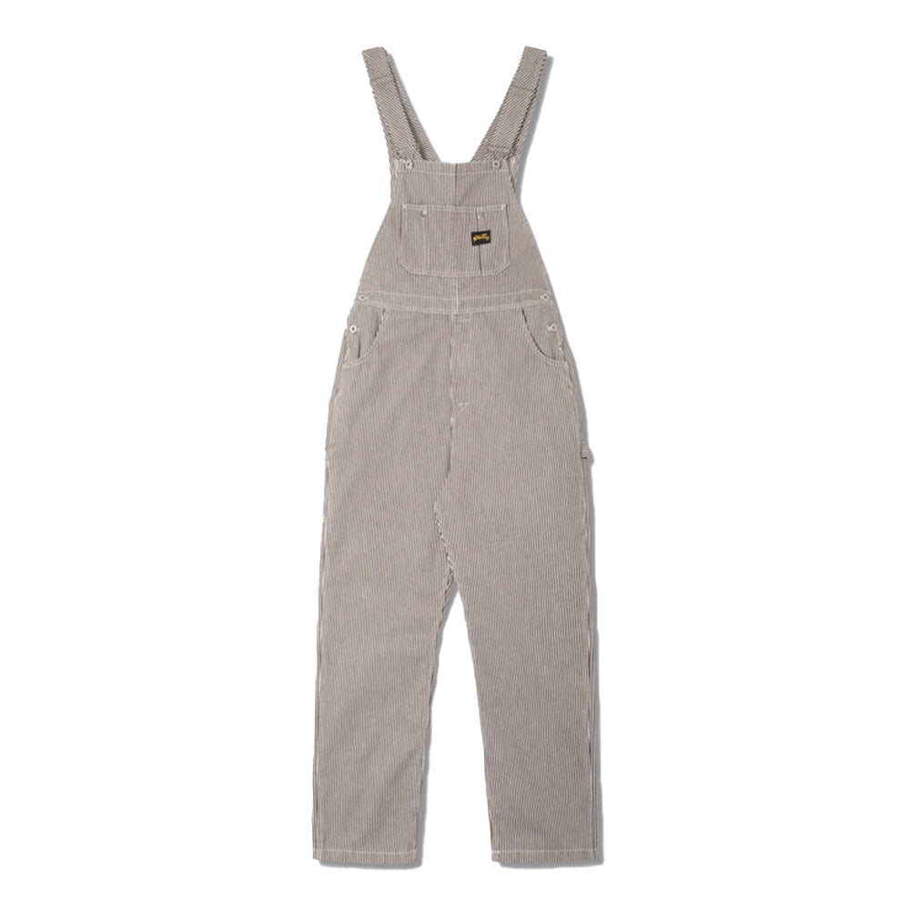 Stan Ray - Salopette Earls Bib - Marron Rayures