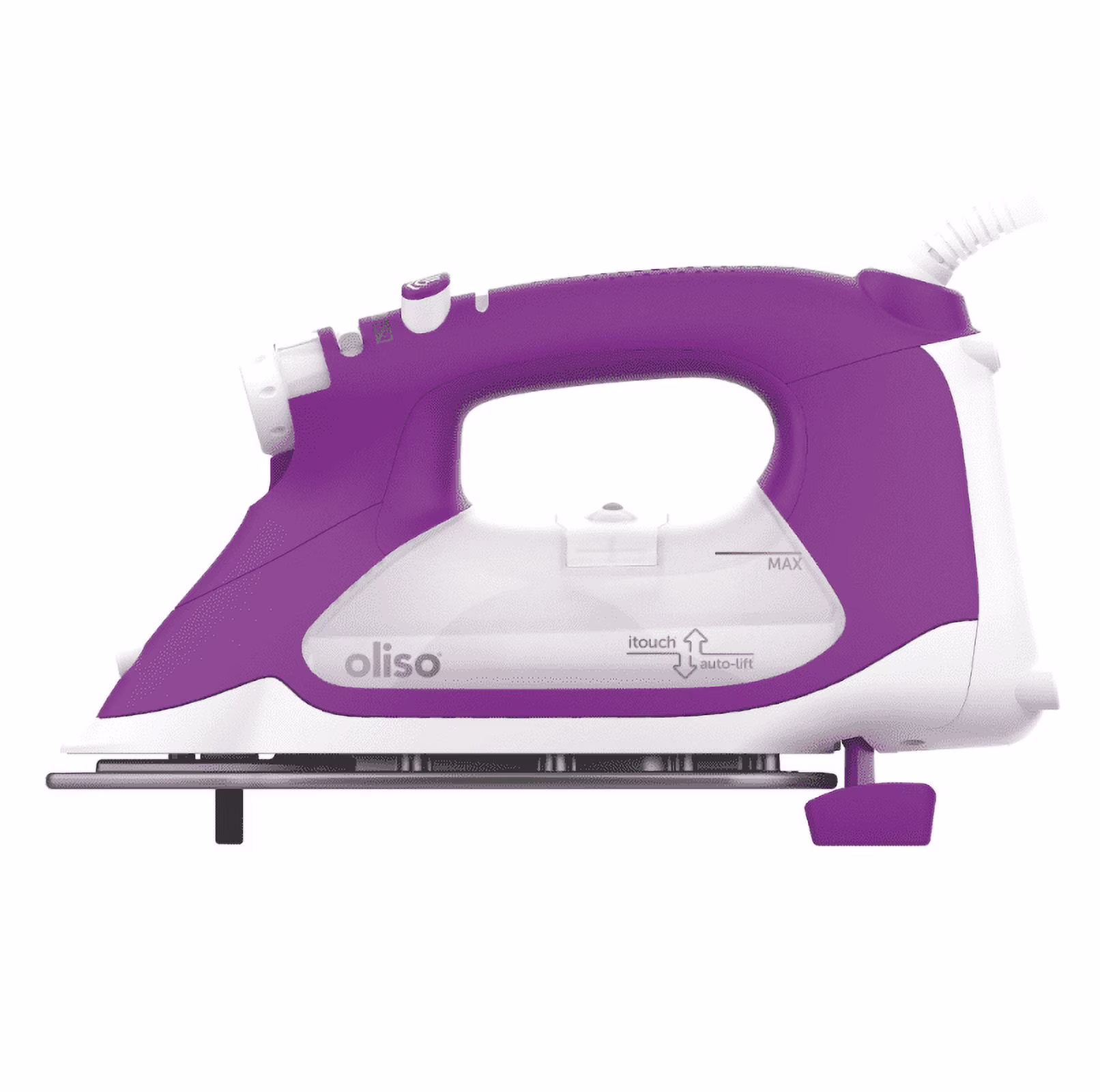 Oliso TG1600 Pro Plus 1800 Watt SmartIron with Auto Lift - for Clothes, Sewing, Quilting and Crafting Ironing | Diamond Ceramic-Flow Soleplate Steam Iron, Yellow - Image 3