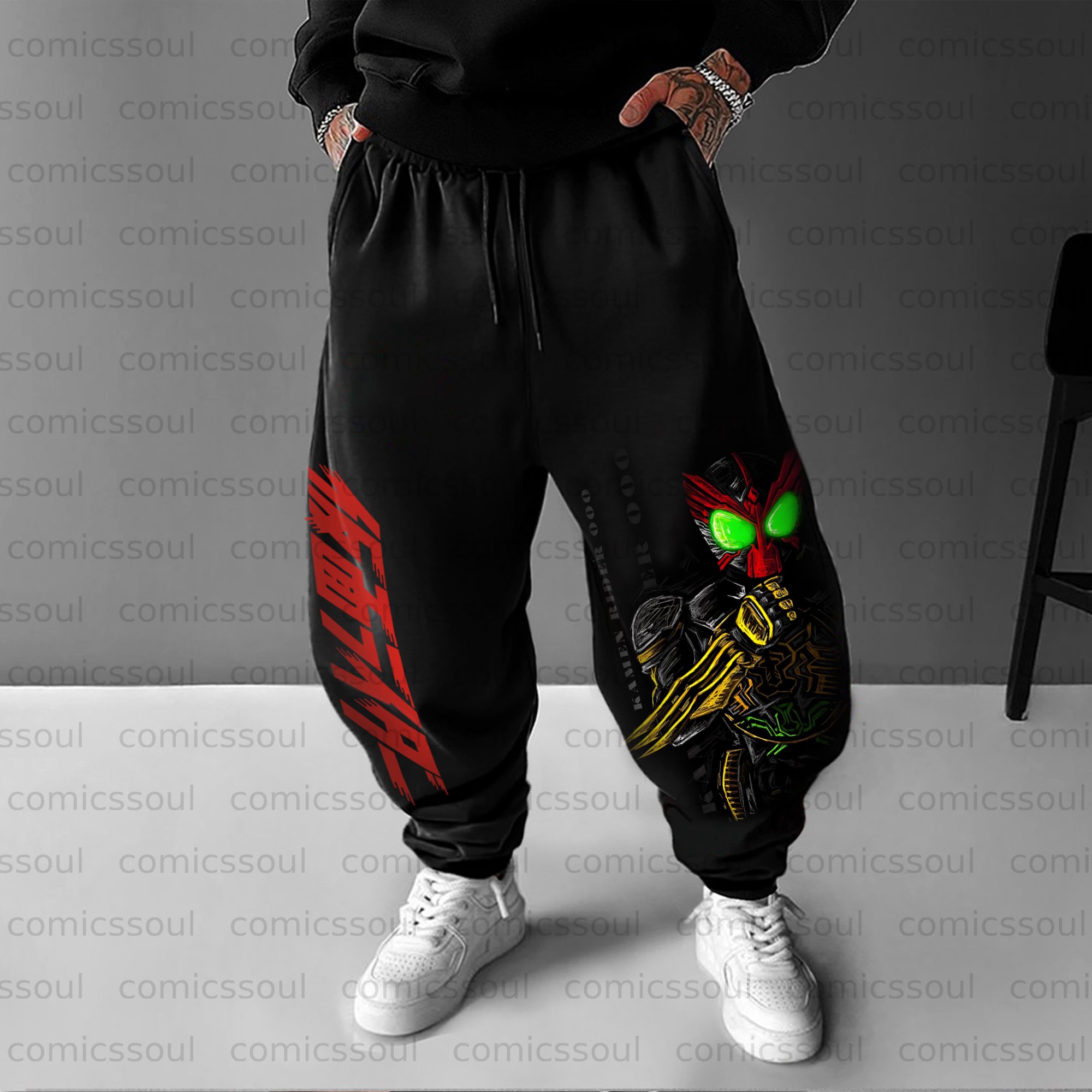 Unisex Anime Inspired Vintage Pants