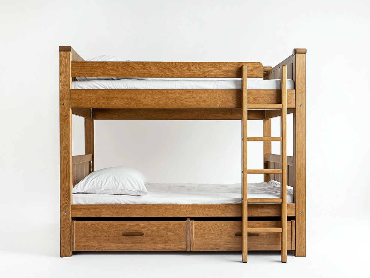 Cama litera de madera con cajones HA5912772