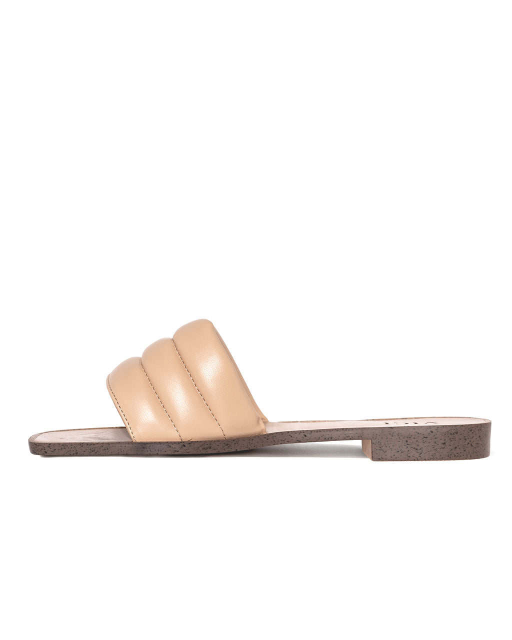 Skye Padded Square Toe Sandal - Nude - FINAL SALE - Se7enfashion