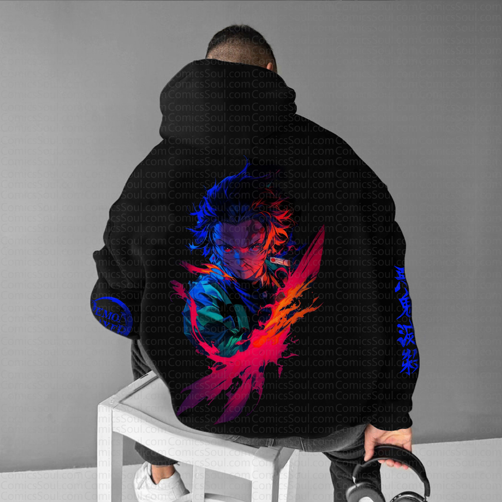 Unisex “ Comicssoul ” Graphic Streetwear Vintage Hoodie