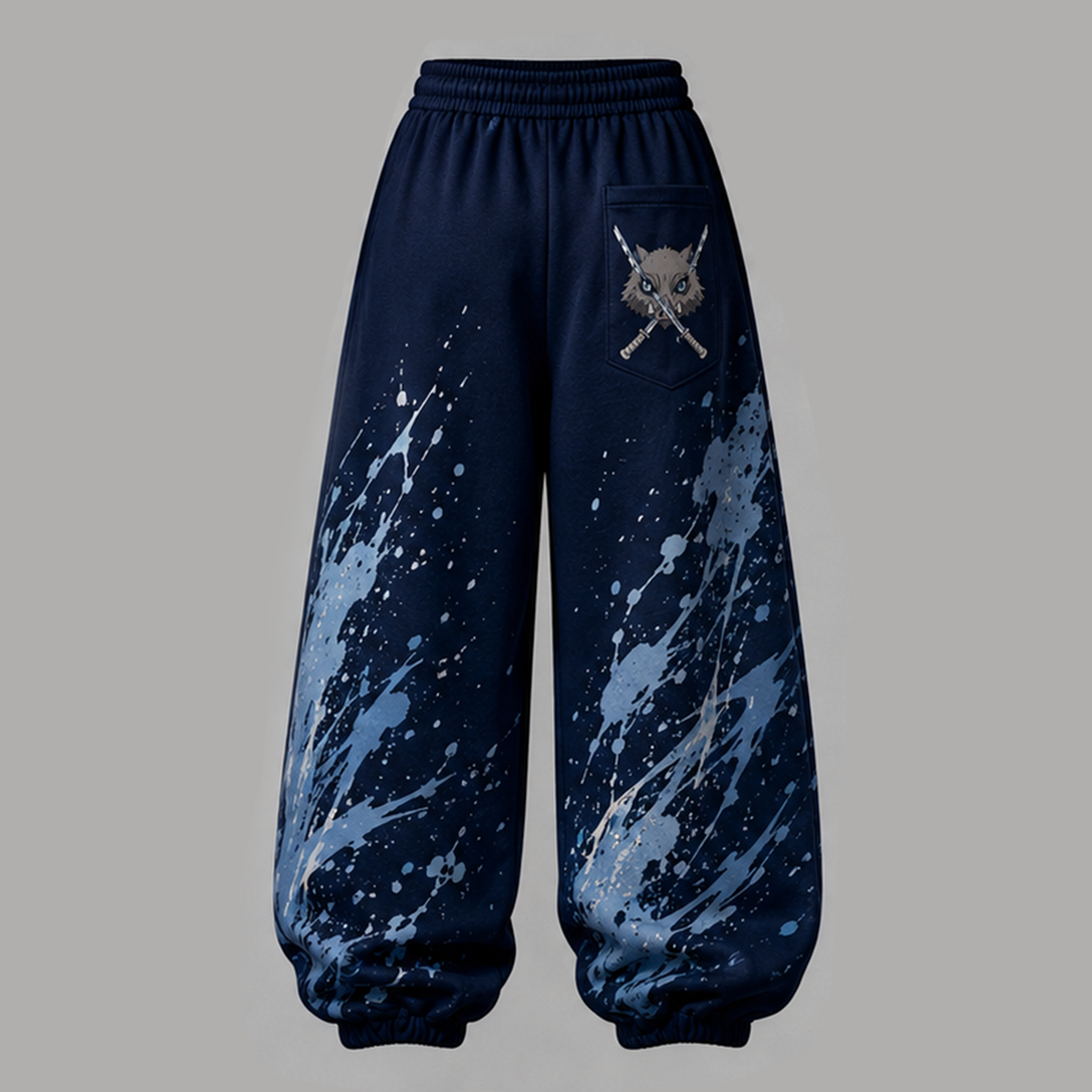 Demon Slayer Cropped Long Sleeve Hoodie & High Waist Jogger Pants Two Piece TeeThreads Sustain the Scene with Custom Apparel