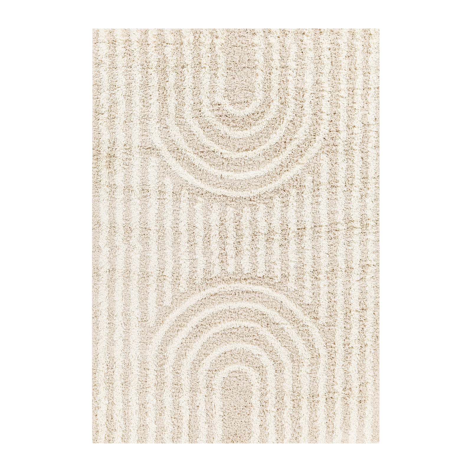 Blokker Whirl Vloerkleed 160 x 220 cm - Beige