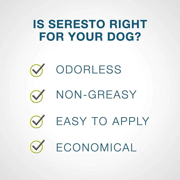 Seresto Flea & Tick Collar for Large Dogs, Over 18 lbs